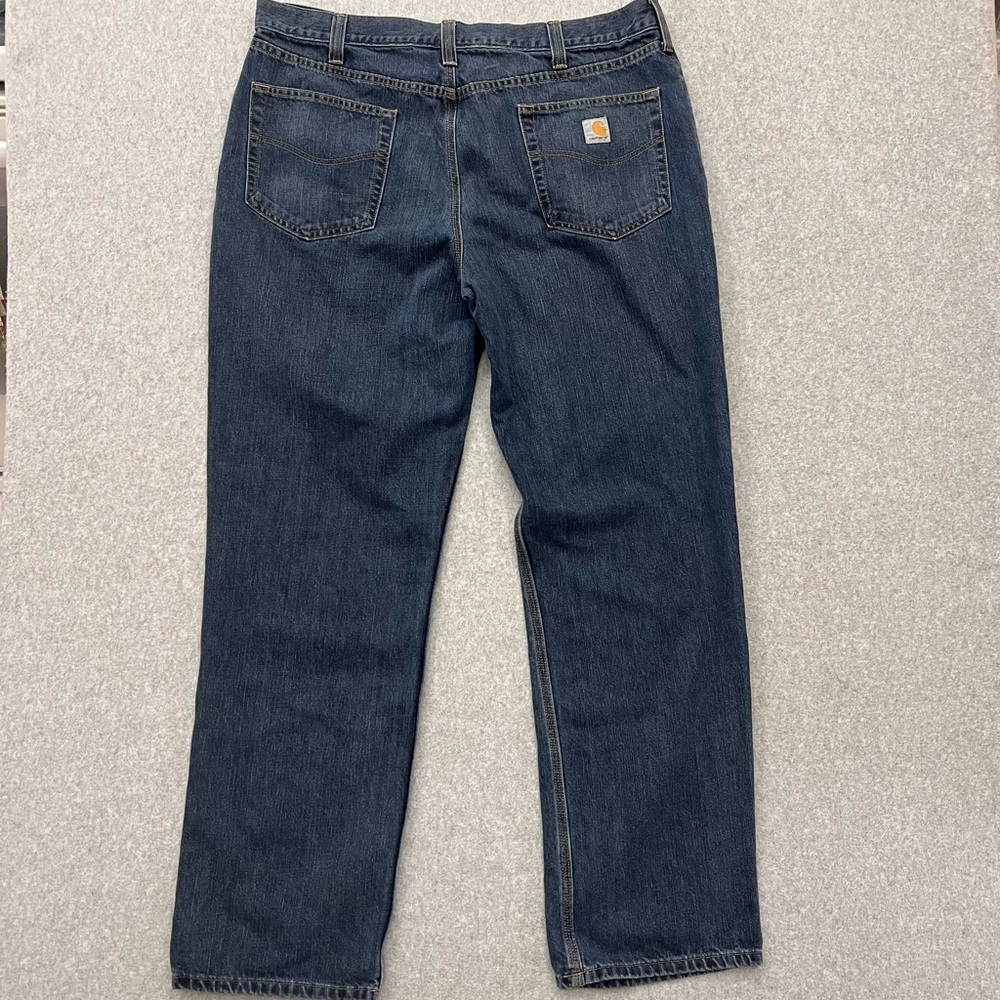 Carhartt Men’s 40x34 Dark Wash Workwear Straight Leg Denim Jeans